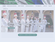 Tablet Screenshot of nigeriafrance.com